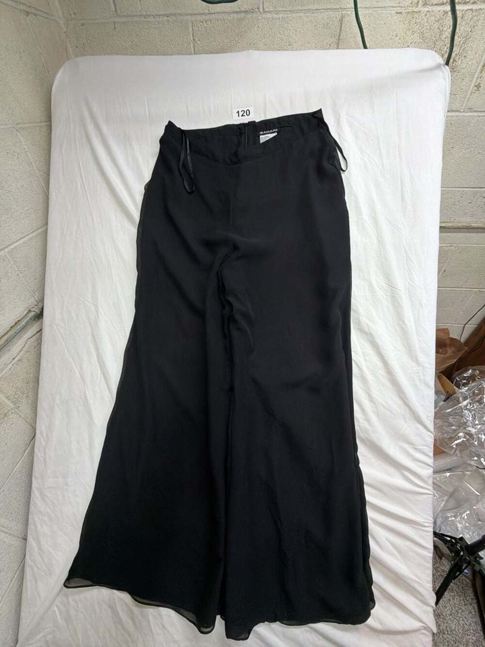 Bahari Black Wide Leg Palazzo Pants Size 12T